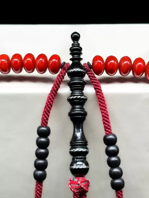 SufiCo - Premium Red Coral Marjan Sufi Dervish Tijani Tasbih Prayer Beads - il fullxfull.4580331480 hy5e scaled - SufiCo