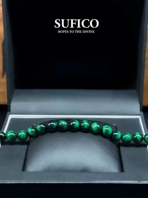 SufiCo - 33 beads | Premium Grade A Green Tiger Eye DIY Jewellery, Bracelet, Necklace Making Organic Beads For Embroidery & Crafts - il fullxfull.4614376868 2qc4 scaled - SufiCo