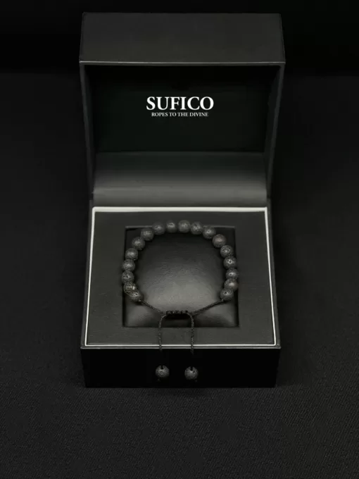 SufiCo - Premium Black Lavastone Adjustable Tasbih Bracelet - il fullxfull.4773533966 t57d scaled - SufiCo