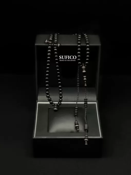 SufiCo | (xs) Premium Black Kuka Coquilla Nut Double Polished Adjustable Sufi Tasbih Prayer Beads Eid Gift Ramadan Gift Tasbeeh Pocket Sized - il fullxfull.4821485935 r5nl scaled - SufiCo