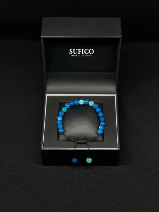 SufiCo - Premium Blue Agate Adjustable Tasbih Bracelet - il fullxfull.4821682825 6gj4 scaled - SufiCo