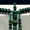 Large Premium Green Coral Yusr Tijani Tasbih With Nalayn Shareef - green yusr 2 - SufiCo