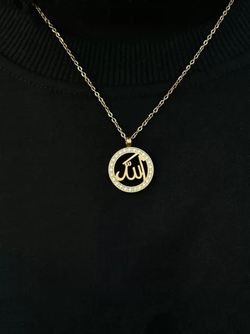 "Allah" Necklace With Zirconia (18k gold) - il fullxfull.4770417207 63hc scaled - SufiCo