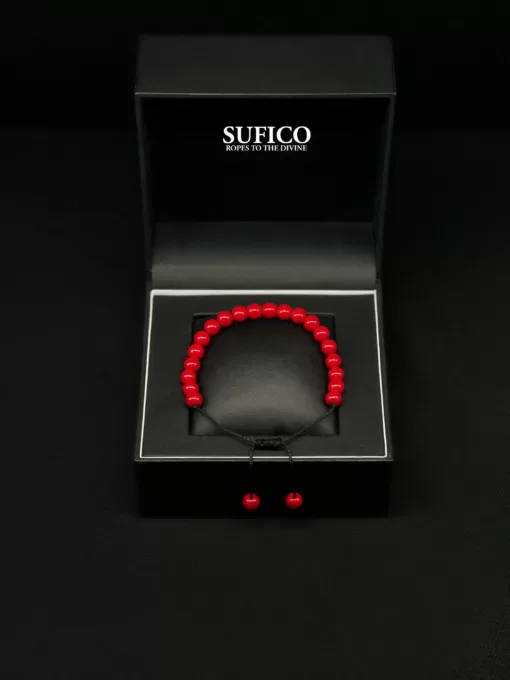 SufiCo - Premium Red Coral Adjustable Tasbih Bracelet - il fullxfull.4814698176 caka scaled - SufiCo