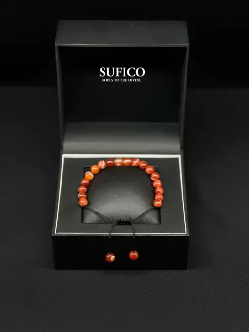 SufiCo - Premium Red Agate Adjustable Tasbih Bracelet - il fullxfull.4861249959 8ji6 scaled - SufiCo