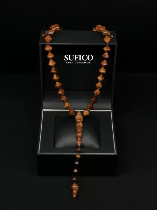 SufiCo - Master Crafted Triple Polished Pure Handmade Kuka Coquilla Nut 33 Bead Adjustable Wooden Tasbih - il fullxfull.4869771461 7hur scaled - SufiCo