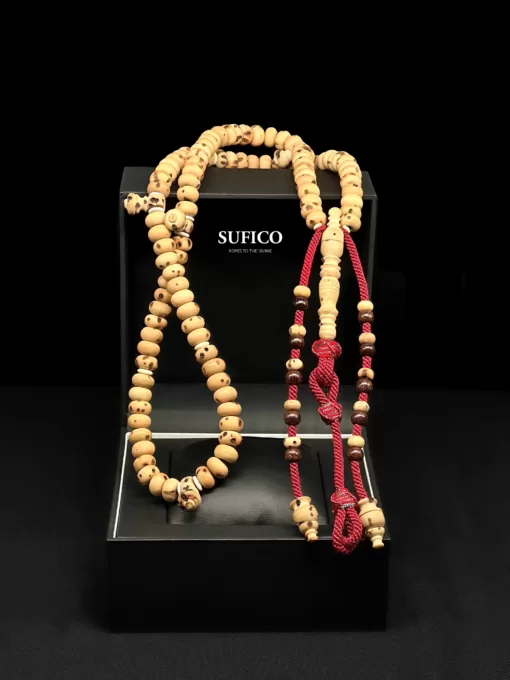 Pure Moroccan Oud Salib Tijani Tasbih Prayer Beads - oud salib moroccao scaled - SufiCo