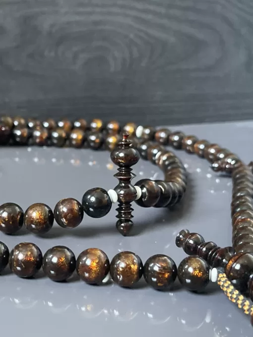 New - Golden Coral Yusr Tasbih Prayer Beads Tijani Tasbih - 36BB5F81 94AE 45FA 81F2 93BF7C6B805D scaled - SufiCo