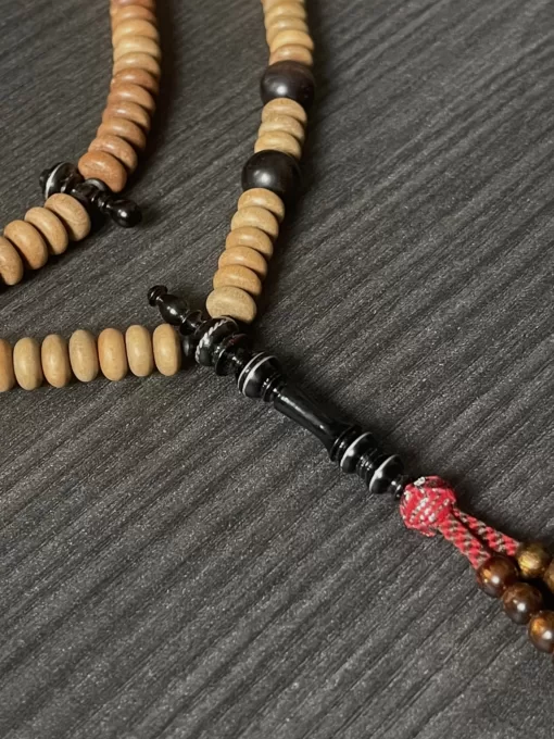 New - Wooden Tasbih Sandalwood Grade A & Ebony Handmade Naqshbandi Sufi Tasbih Prayer Beads - 7432D6E4 1B36 4B3A 9964 82C3441C4C6F scaled - SufiCo