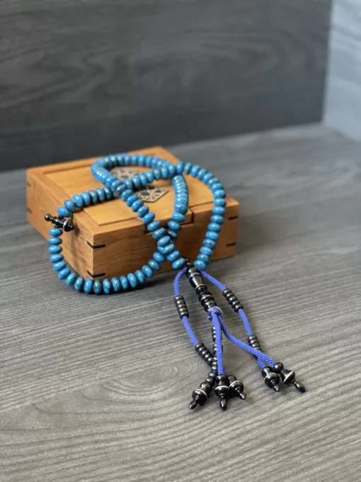 SufiCo - Premium Blue Marjan Coral Sufi Tijani Tasbih Prayer Beads - 87A81562 0DD5 4E73 8AFB 22E3F0C7CB5C scaled - SufiCo