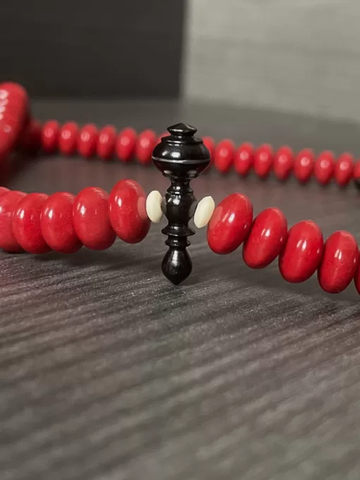 Premium Red Coral Marjan 99 Bead Tasbih Prayer Beads - 0DC93771 6A94 4E5C B704 F75D7414F833 scaled - SufiCo