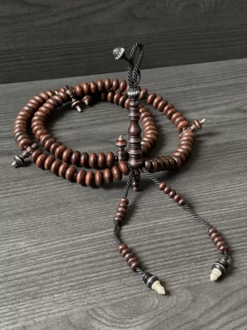 Limited Edition Pure Tamarind Wood Handmade Tijani Tasbih Prayer Beads - 28A7B679 00E1 44D2 AE83 B32AD379702A scaled - SufiCo