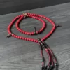 Premium Red Coral Marjan & Tiger Ebony Sufi Tijani Tasbih - 2D37EBEA 3B98 4B02 A6BB A90DD2C66F31 - SufiCo