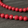 Premium Red Coral Marjan & Tiger Ebony Sufi Tijani Tasbih - 85A93EF9 64A1 4B70 AB06 FE886305DB81 - SufiCo