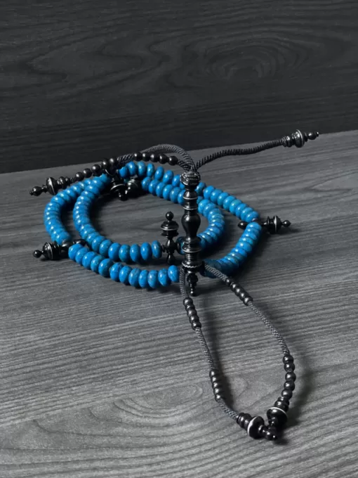 Premium Blue Coral Marjan Sufi Dervish Tijani Tasbih - 88147632 29AB 4CBB A098 A65A5B99AA3D scaled - SufiCo