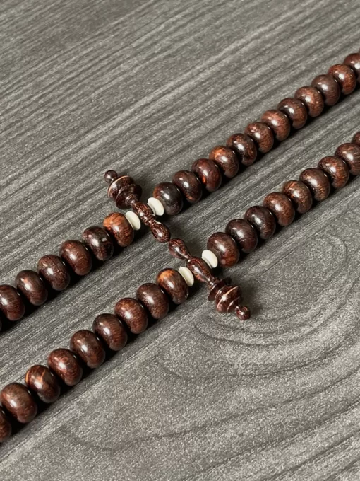 Premium Pure Tamarind Wood Shadhili Tasbih Prayer Beads Handmade - 8CF8353F A033 4DB9 9DF3 B8FB5E8C0478 scaled - SufiCo