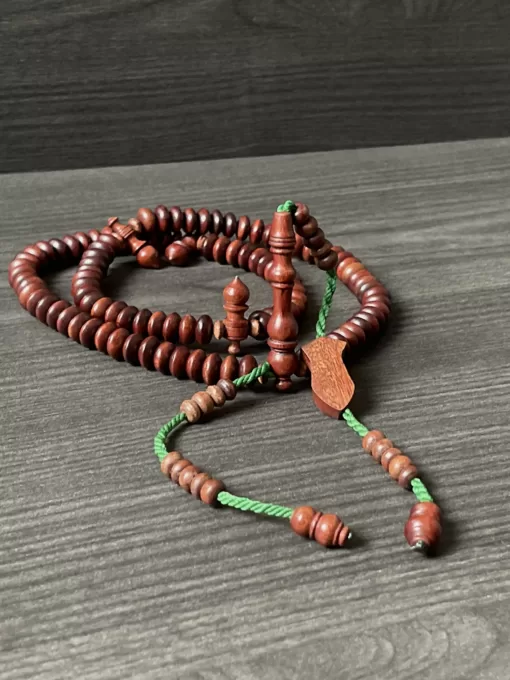 Pure Handmade Nagasari Dragonwood Shadhili Tasbih With Nalayn Shareef - E4D6D5B4 0850 44FC A3BD E8EBA13BC408 scaled - SufiCo