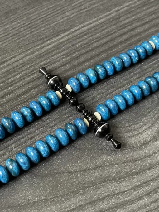 Blue Coral Marjan & Black Coral Marjan Tijani Tasbih Prayer Beads - 01342EBB CE8C 4690 BAC0 E0C76293A676 scaled - SufiCo