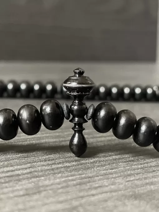 Ebony Wood Tijani Tasbih Prayer Beads - 681AF513 BEA3 487A 804C 4A693AB7979F scaled - SufiCo