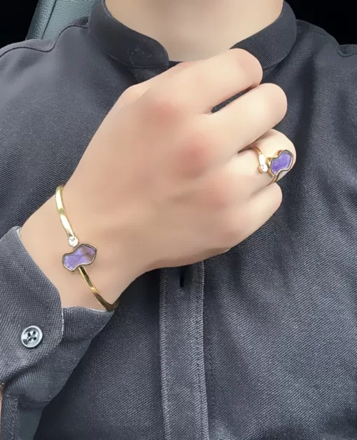 Premium – The Nalayn Bracelet & Adjustable Nalayn Ring With Amethyst - A275A7B3 2153 420D 99E5 0F56523411BA jpeg - SufiCo