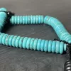 Heavy Pocket Sized Turquoise Fayrouz & African Blackwood Ebony Shadhili Handmade Tasbih Prayer Beads - 6CD43C63 0241 4800 B0D6 89E192D36533 - SufiCo