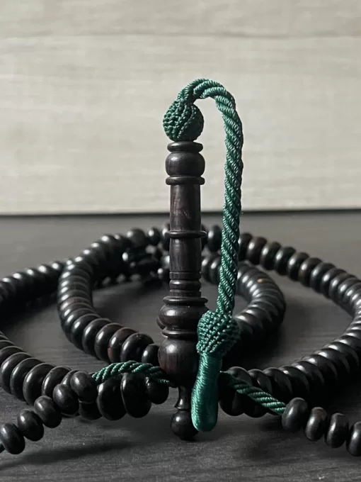 Pure African Blackwood Ebony Tasbih Shadhili Handmade Wooden Prayer Beads - 96E8A53F AA9C 4C3E 85F0 FD90C8770210 scaled - SufiCo