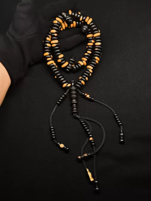 Pure Large Heavy Duty African Blackwood Ebony Sufi Dervish Shadhili Handmade Wooden Tasbih Prayer Beads Necklace - CB6B9712 3581 4154 AC63 E14810450B83 scaled - SufiCo