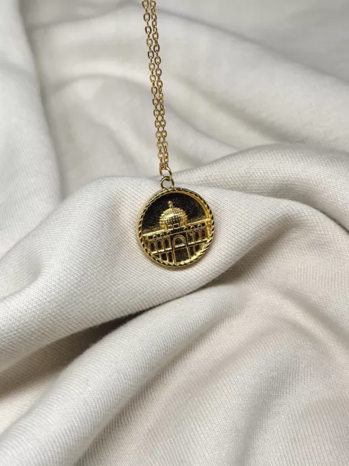 SufiCo - Al Aqsa Dome Of The Rock Necklace Palestine Necklace Jewellery Muslim Ramadan Gift Eid Gift Islamic Jewellery - 2BCA33D6 9B27 4BDA AC05 B3099DBF0D18 scaled - SufiCo