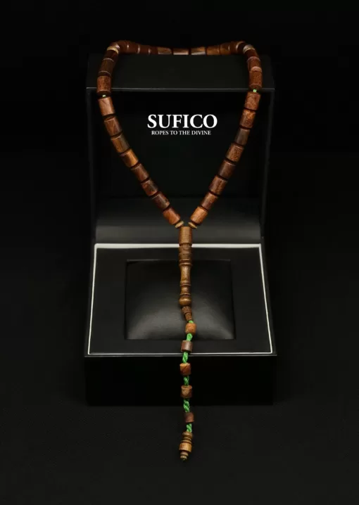 Rare Grade A Fragrant Pure Oud Agarwood 33 Bead Adjustable Tasbih Prayer Beads - FAB3A9C2 16BB 4D3D B0A2 2F6FE3CDBBA8 scaled - SufiCo