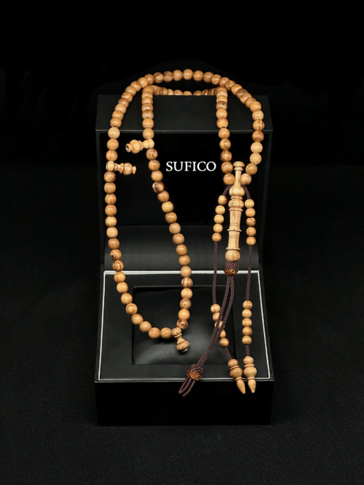 Zaytun Olive Wood Tasbih | Handmade Wooden Tasbih Prayer Beads Shadhili - EDD5C061 A488 4210 B534 A7CFA0EAFCC2 - SufiCo