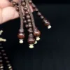 Limited Edition | Premium Triple Polished Large Tamarind Wood Tasbih Mevlana Rumi Model Tijani Prayer Beads With Double Ring Alif - IMG 0795 - SufiCo