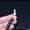 Limited Edition | Premium Triple Polished Large Tamarind Wood Tasbih Mevlana Rumi Model Tijani Prayer Beads With Double Ring Alif - IMG 0798 - SufiCo