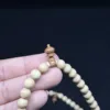 Pure Lightweight Sidr Wood Tasbih Prayer Beads 99 Beads With Custom Alif Single Ring - IMG 0873 - SufiCo