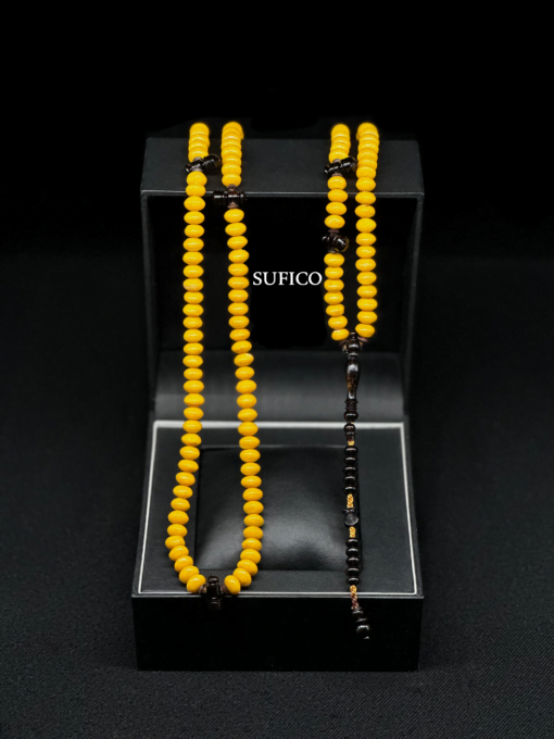 Limited Edition | Premium Yellow Coral Tasbih Marjan Naqshbandi Tasbih Prayer Beads 200 - E3856A02 6EB2 4596 AAD4 8AE0E5283340 - SufiCo